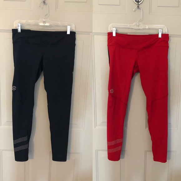 SOLD Bundle of 2 Virus Compression Pants Large - Picture 1 of 10